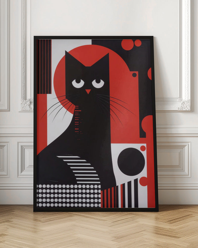 The Abstract Cat - Poster / Art Print