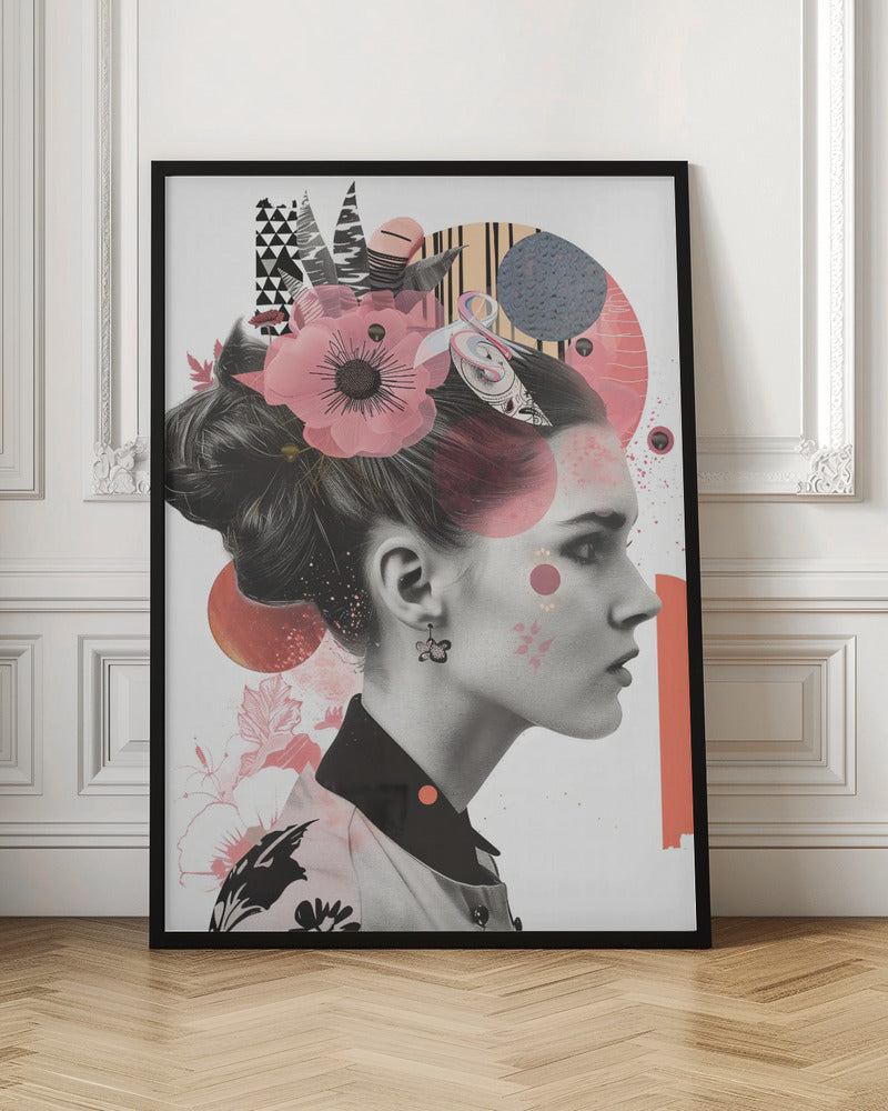 The Collage Girl No 2 - Poster / Art Print