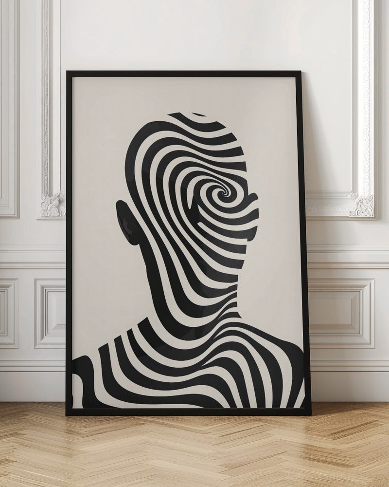Striped Man - Poster / Art Print