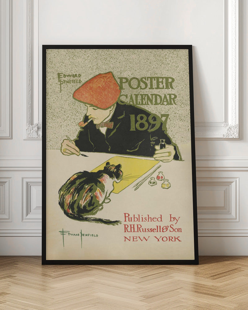Edward Penfield Self Portrait - Poster / Art Print