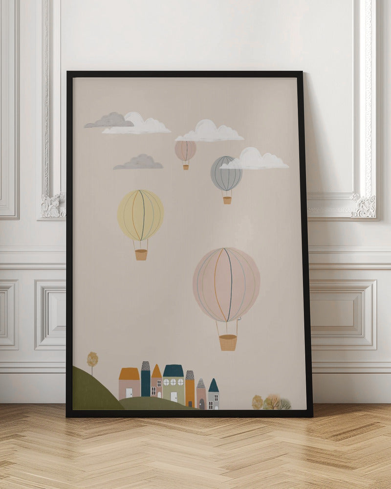 Hot Air Balloons 24x36 - Poster / Art Print