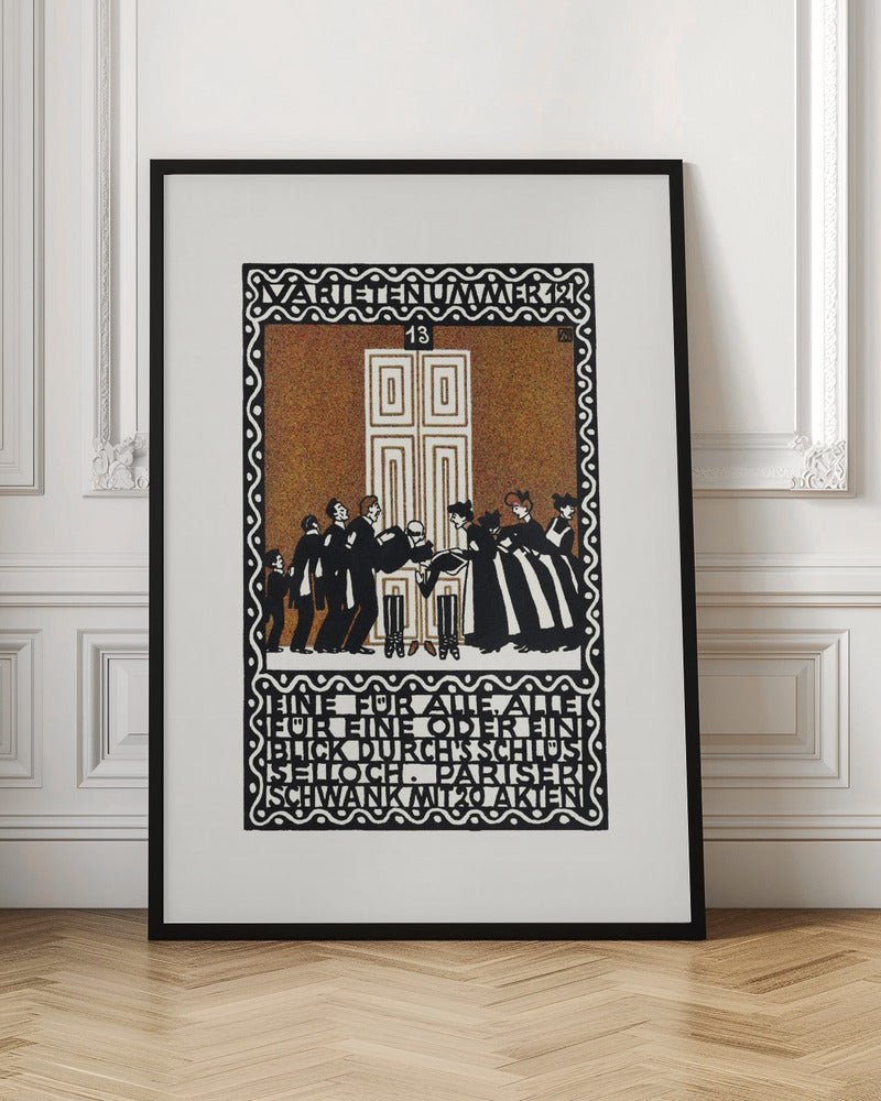 Variety Act 12 One for All, All for One or a Glimpse Through the Keyhole - Poster / Art Print