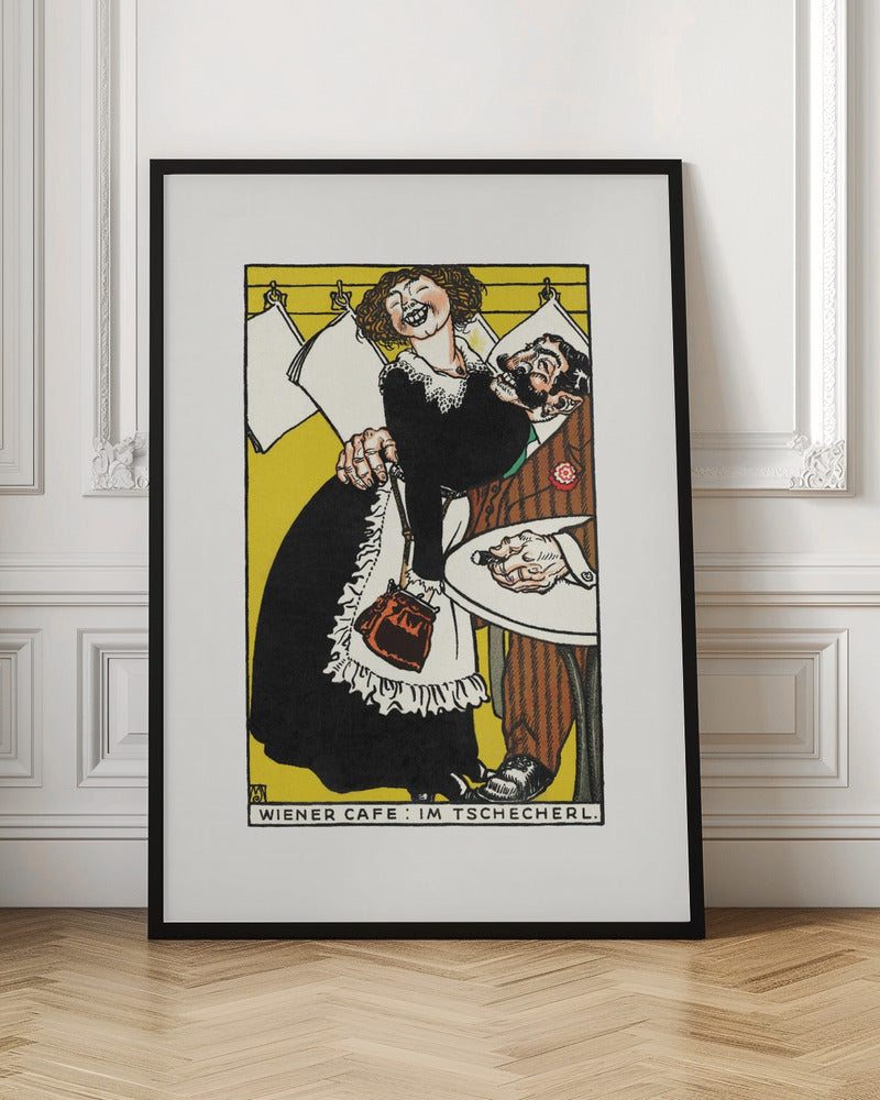 Viennese Café In the Little Café - Poster / Art Print