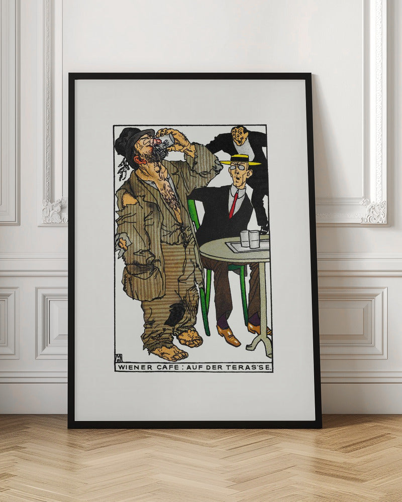 Viennese Café On the Terrace - Poster / Art Print