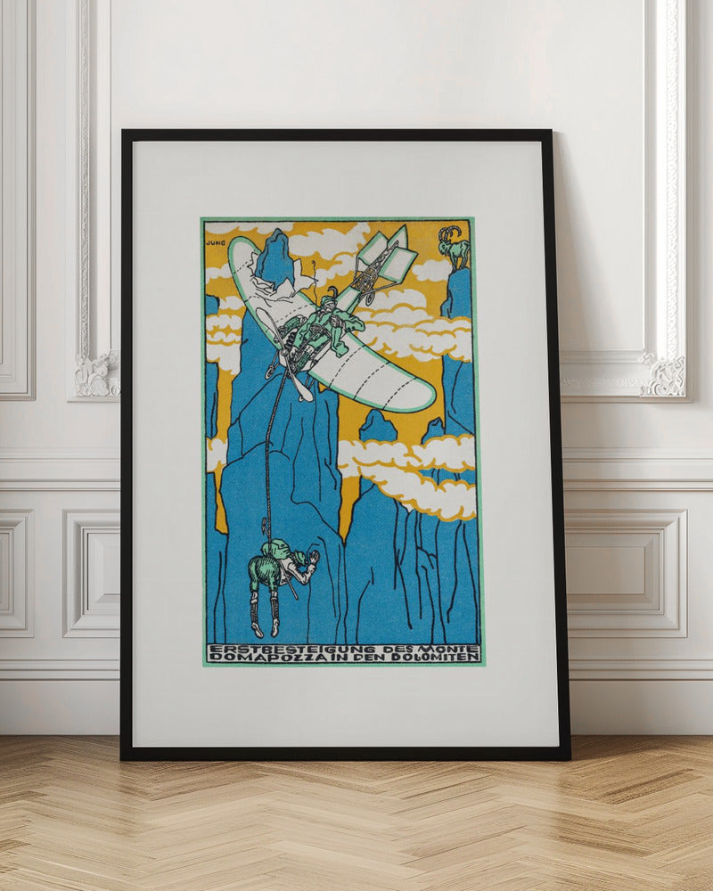 First Ascent of Monte Domapozza In the Dolomites - Poster / Art Print