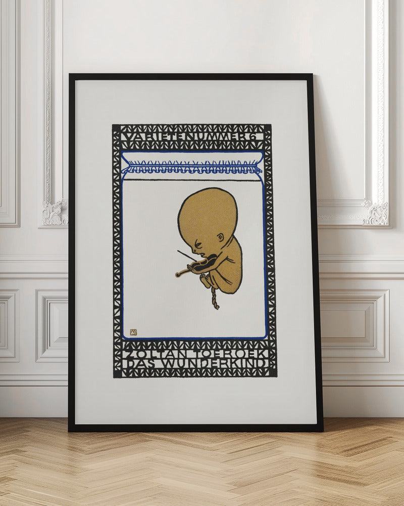 Vaudeville Act 6 Zoltan Toeroek, Child Prodigy - Poster / Art Print