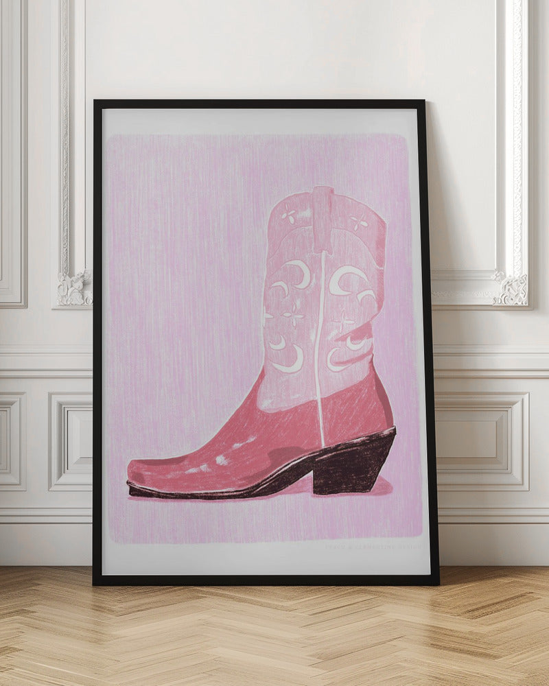 P&c Cowgirlboot - Poster / Art Print