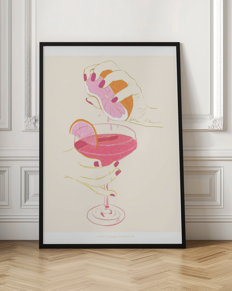 Jlr Cocktail - Poster / Art Print
