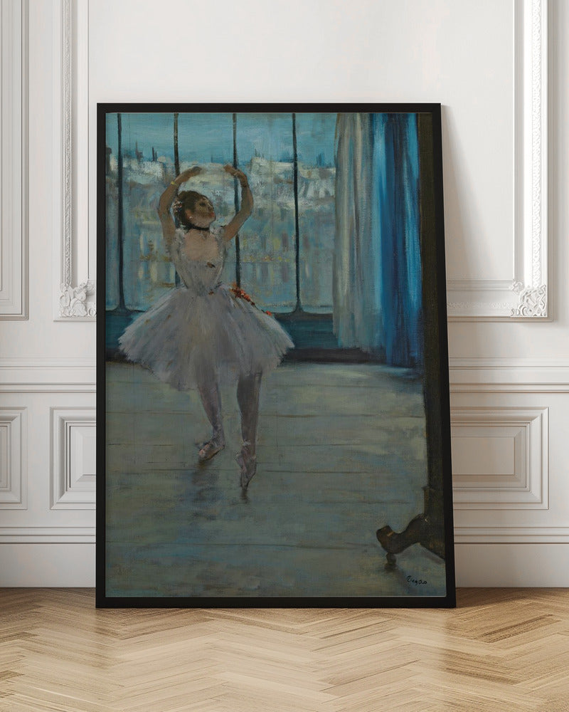 Dancer Posing for a Photographer - Poster / Art Print