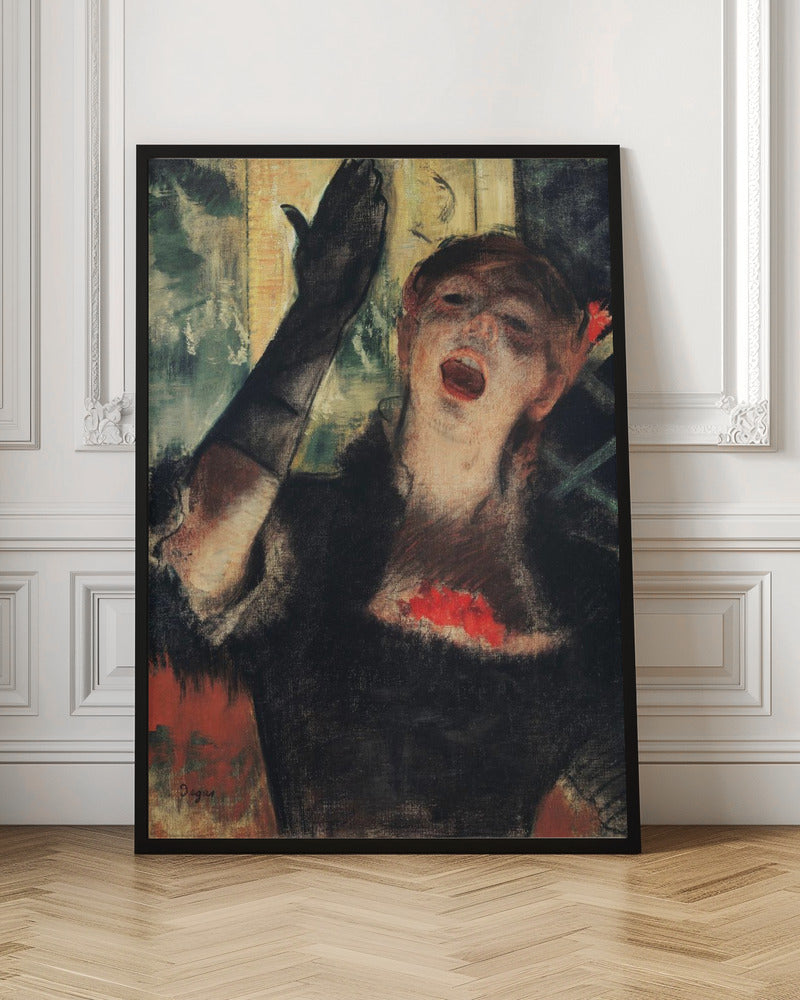 Café Singer - Poster / Art Print