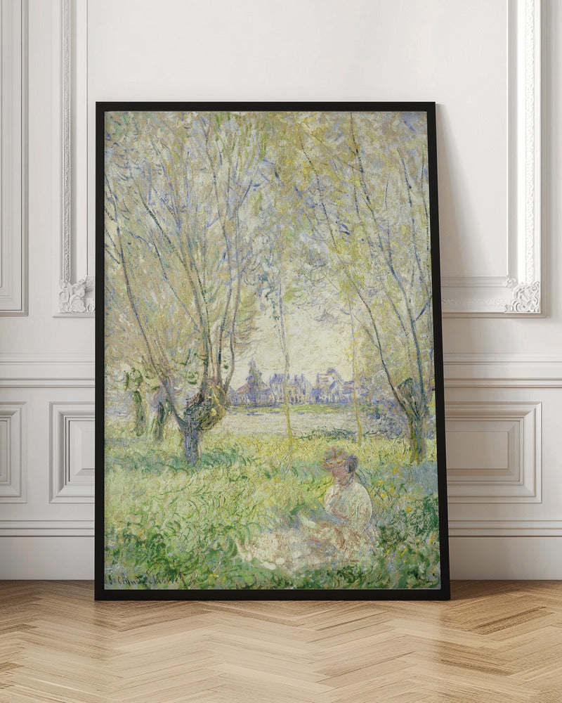 Woman Seated Under the Willows (1880) - Poster / Art Print