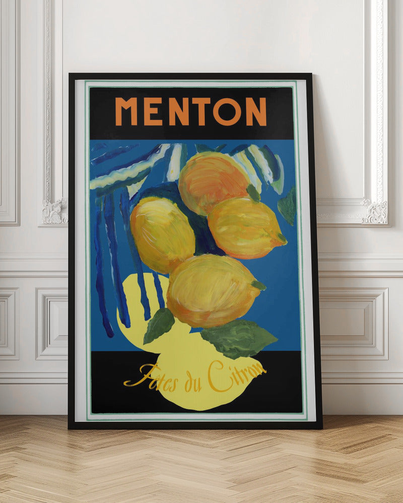 Lemons Menton Citrus Fruit Poster - Poster / Art Print