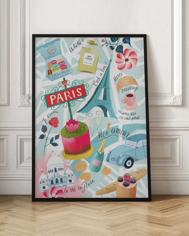 Paris Sucre Sacre Coeur - Poster / Art Print
