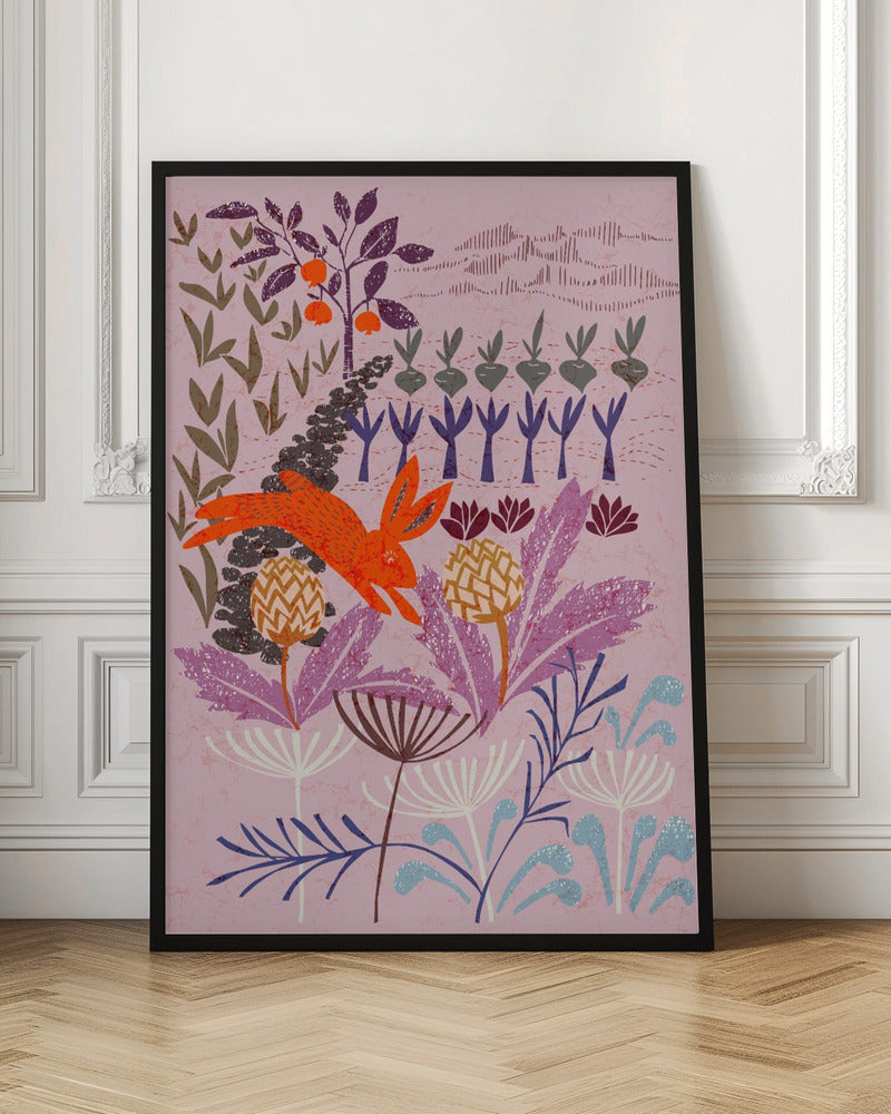 Artichoke thief at sunrise - Poster / Art Print
