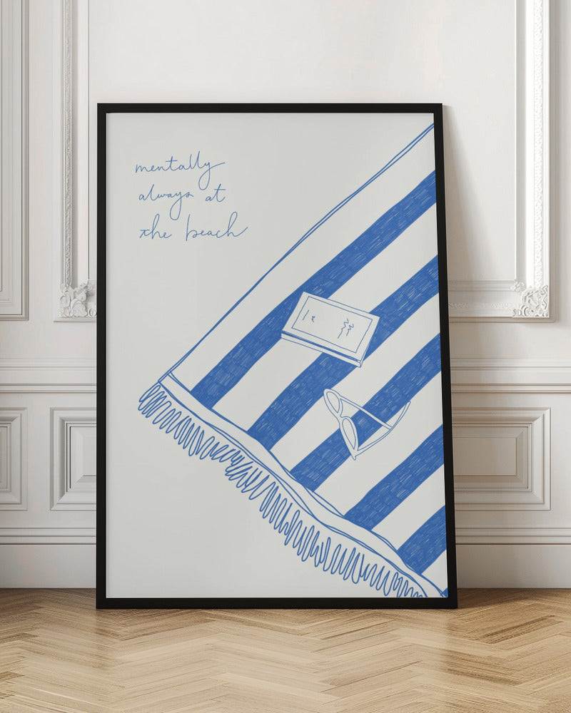 Summer holiday beach towel - Poster / Art Print