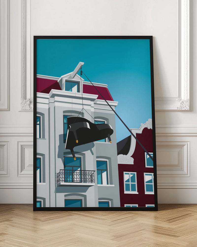 Moving to Amsterdam - Poster / Art Print