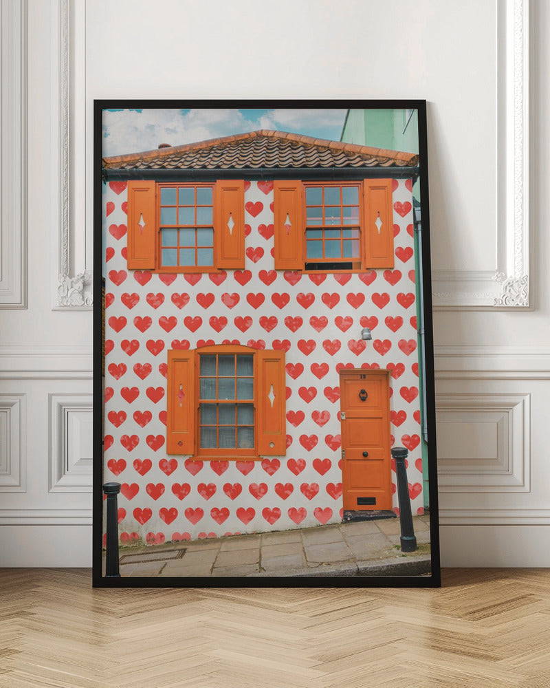 Valentines Day House - Poster / Art Print