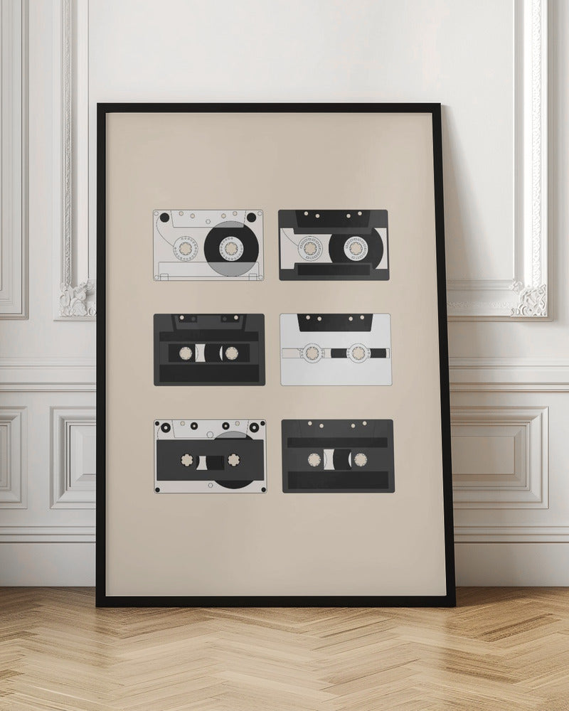 Cassette Pattern #1 - Poster / Art Print