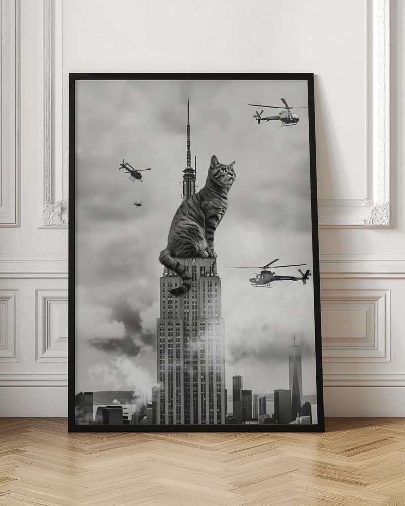 Cat on top - Poster / Art Print