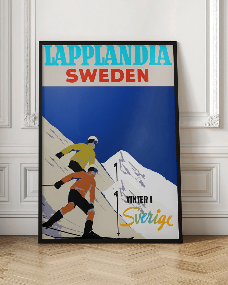 Winter Tourism: Lapland Sweden - Poster / Art Print
