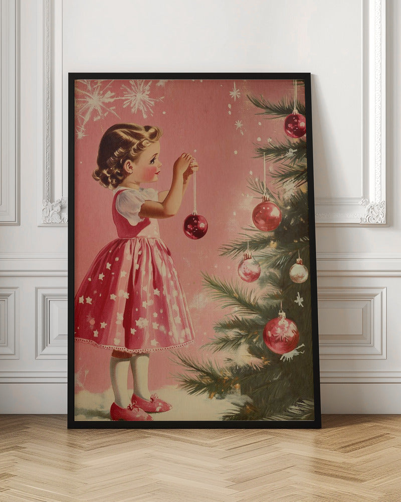 Girl With Baubles - Poster / Art Print