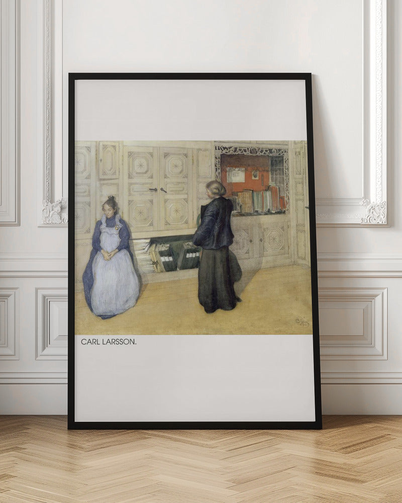 Carl Larsson, Mother and Daughter, 1903, Watercolor 1 - Poster / Art Print