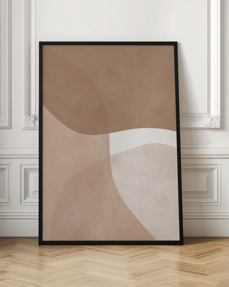 Boho watercolor strokes 5 - Poster / Art Print