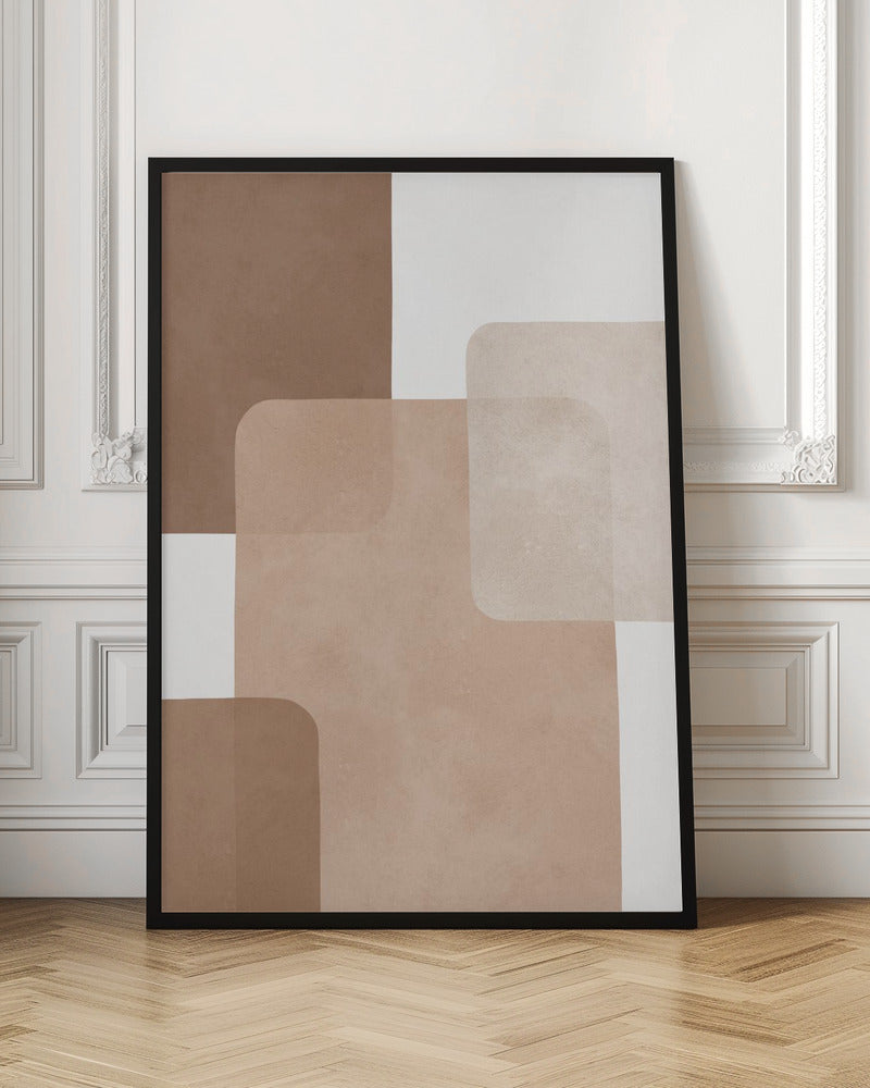 Boho watercolor strokes 3 - Poster / Art Print