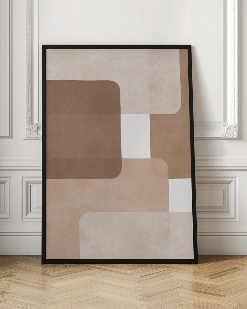 Boho watercolor strokes 2 - Poster / Art Print