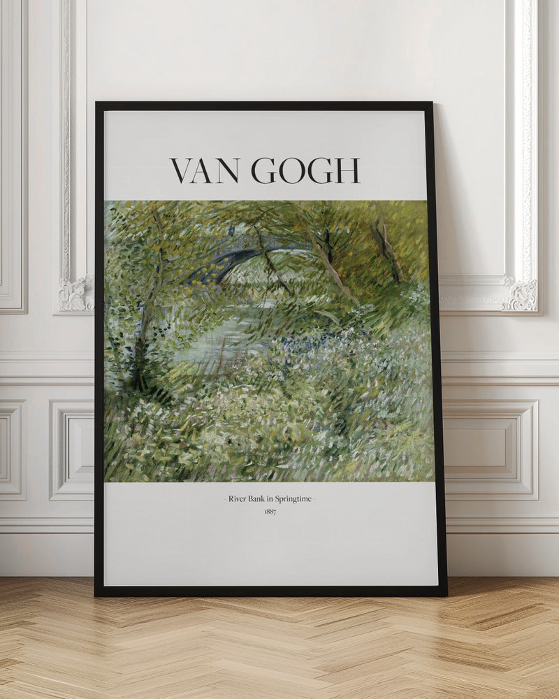 River Bank In Springtime (1887) - Poster / Art Print