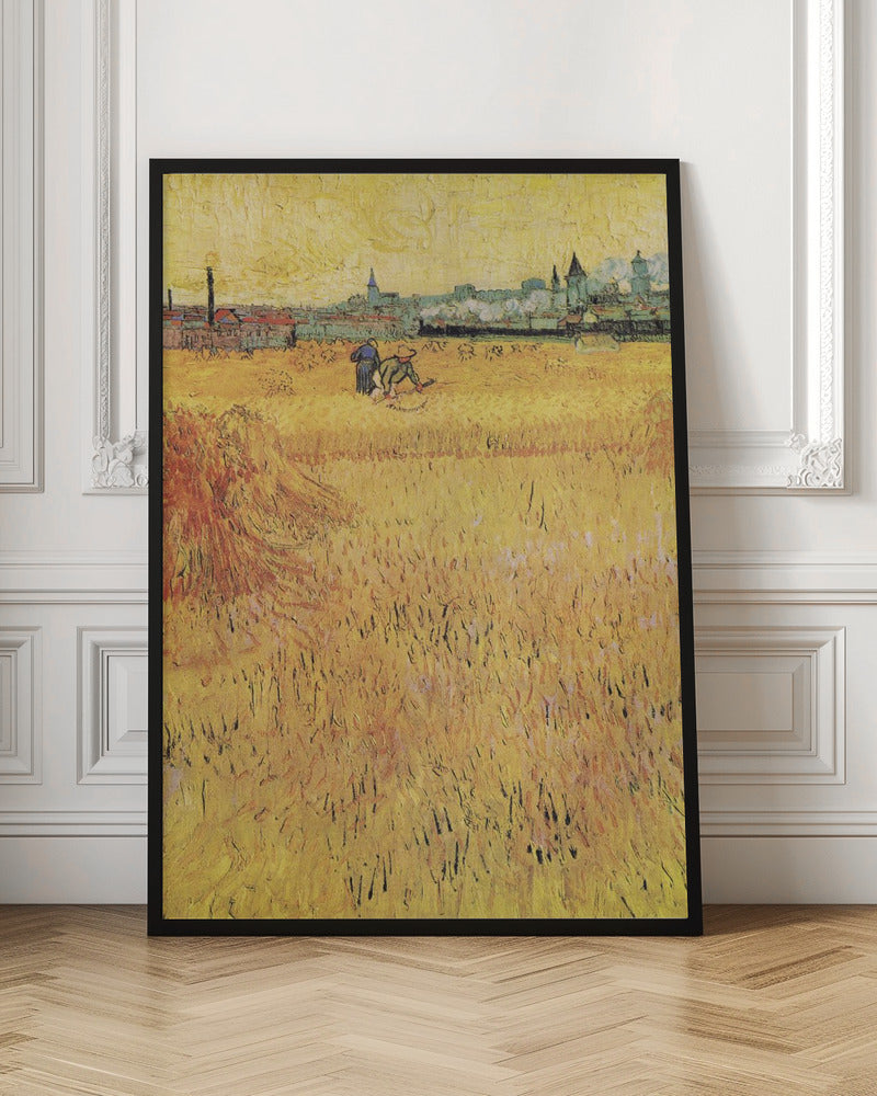 Wheat Field With View of Arles (1888) - Poster / Art Print