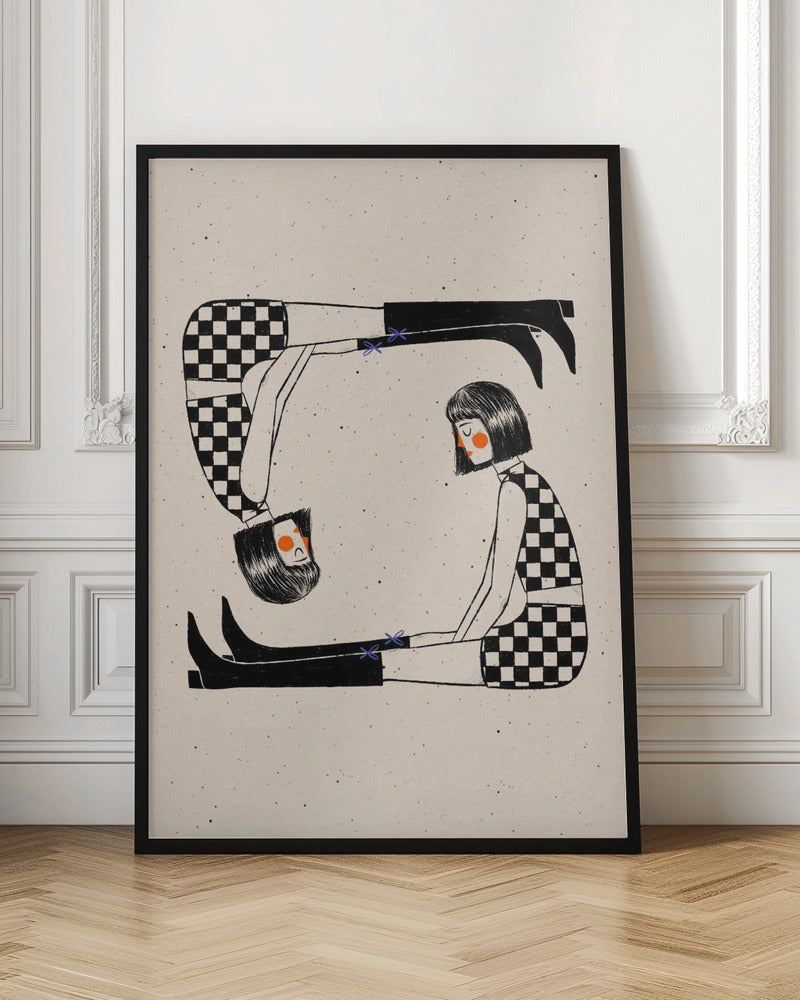 Sitting With My Thoughts - Poster / Art Print