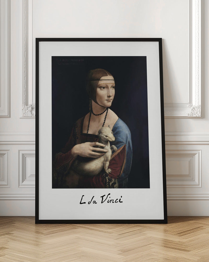 Lady With an Ermine (ca. 1490) - Poster / Art Print