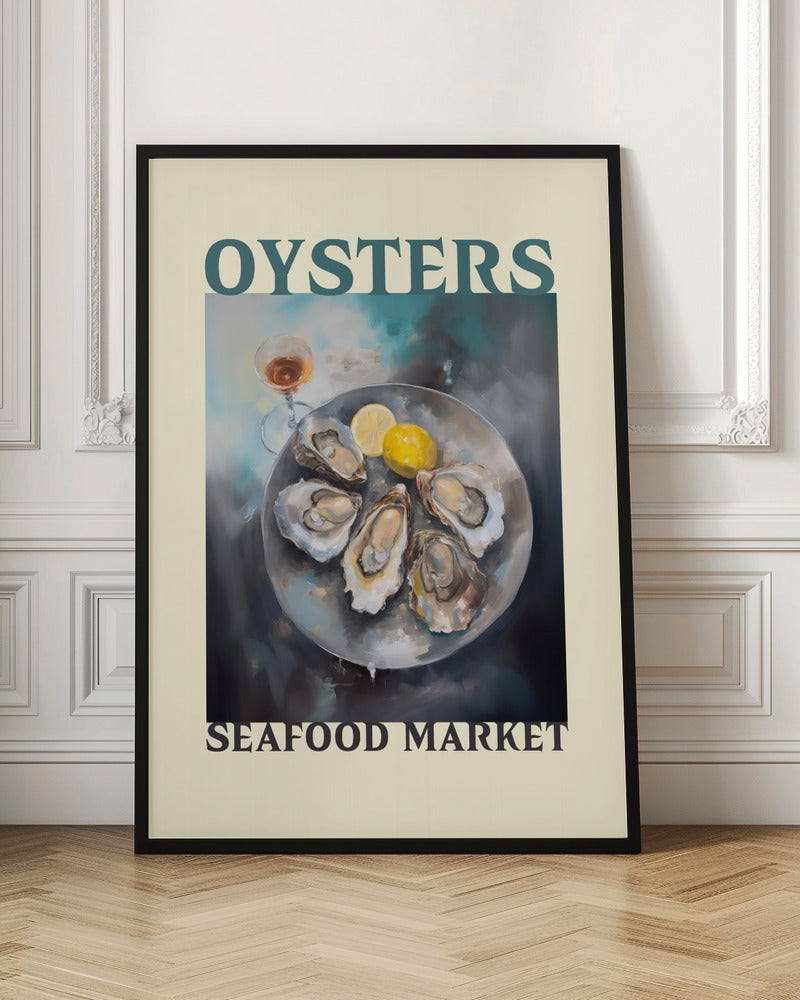 Oysters Seafood Market - Poster / Art Print