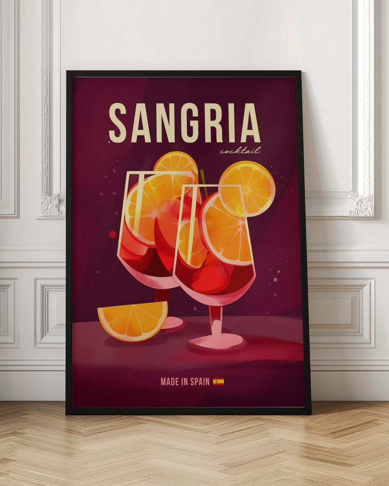 Sangria Cocktail - Poster / Art Print