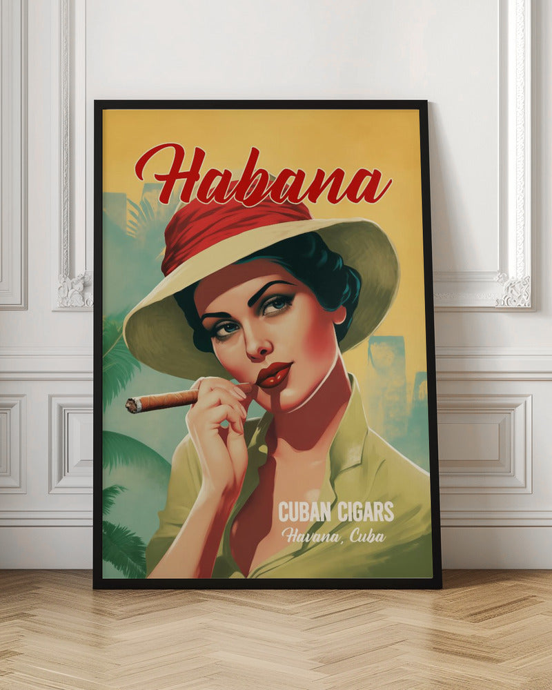 Habana - Cuban Cigars - Poster / Art Print
