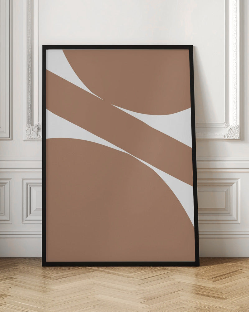 Abstract Mocha - Poster / Art Print