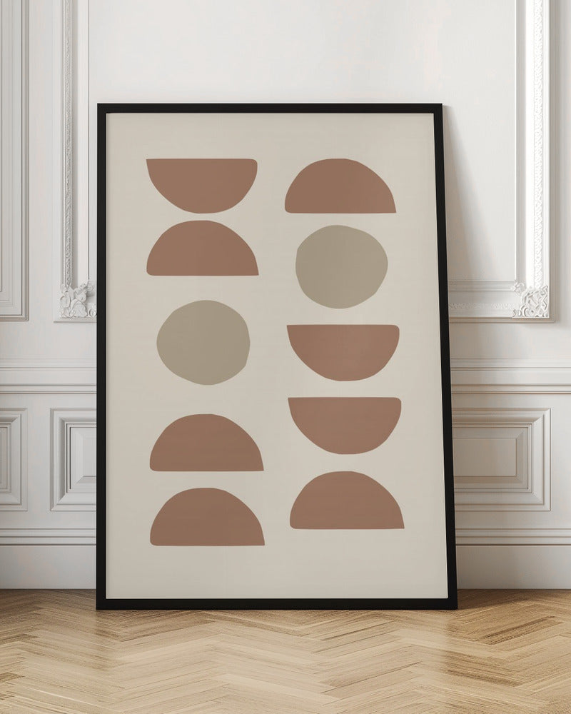 Shapes Mocha - Poster / Art Print