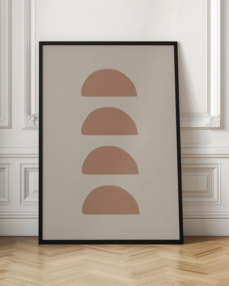 Geometric Mocha - Poster / Art Print