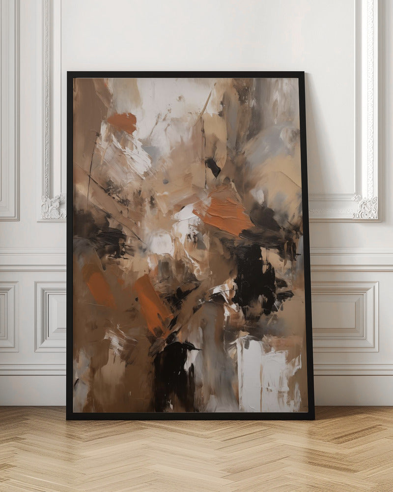 Abstract Mocha No 2 - Poster / Art Print