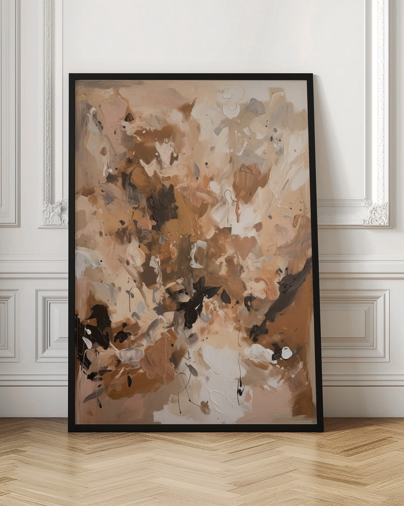 Abstract Mocha No 1 - Poster / Art Print