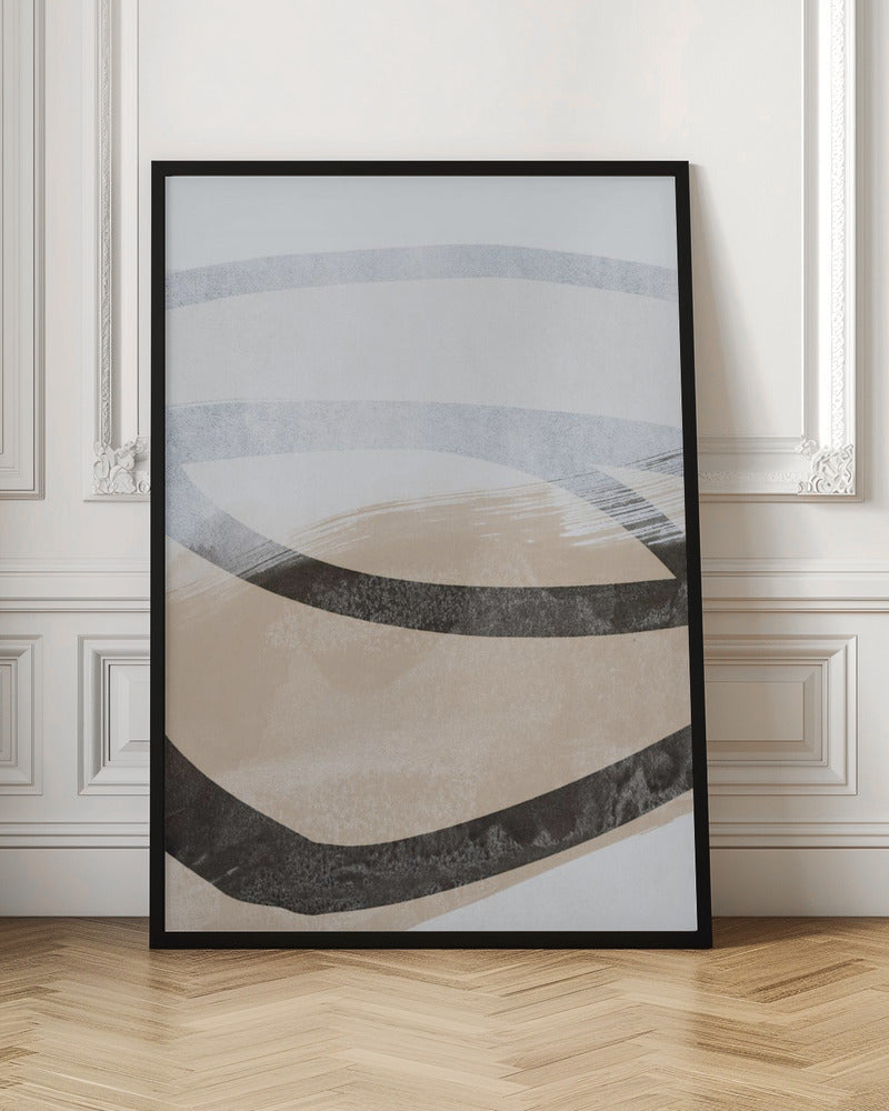 Abstract Brushstrokes and Lines 1 - Poster / Art Print