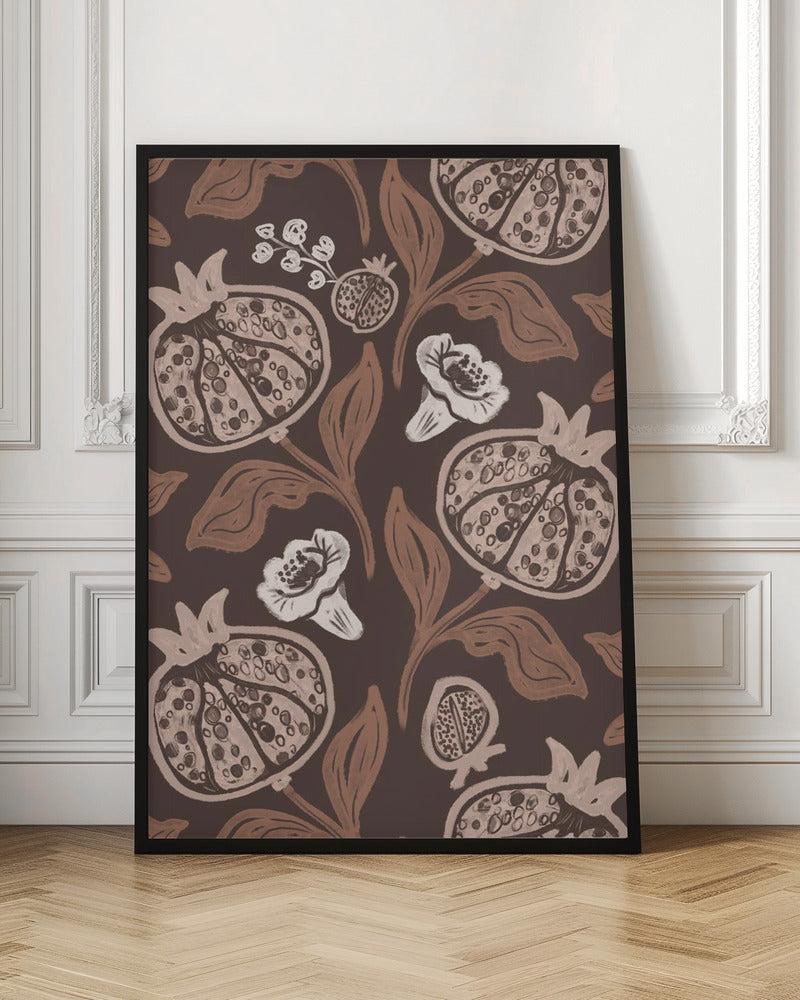 Pomegranates Pattern - Poster / Art Print