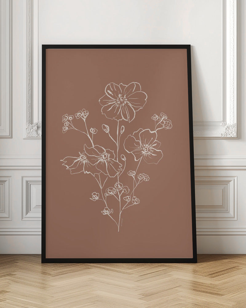 Wild Roses Bouquet - Poster / Art Print