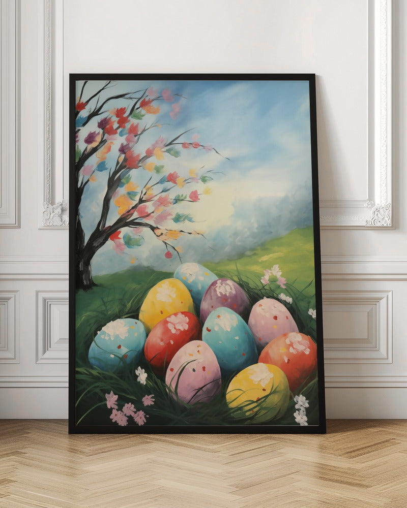Happy Easter No 1 - Poster / Art Print