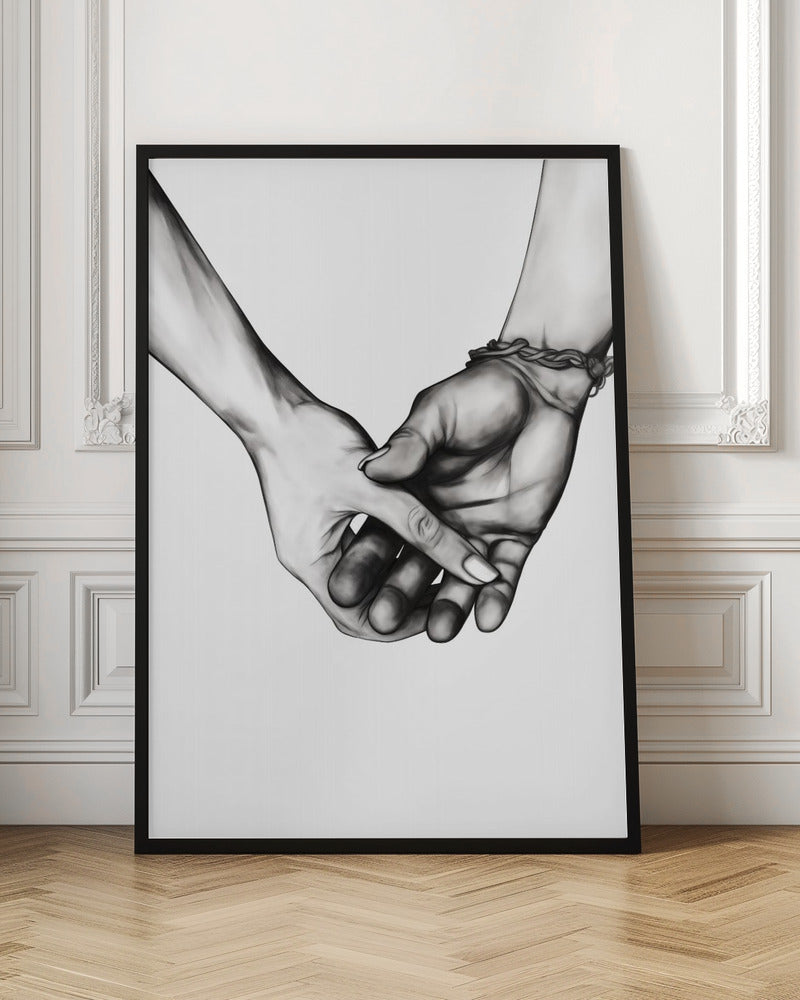 Holding Hands - Poster / Art Print