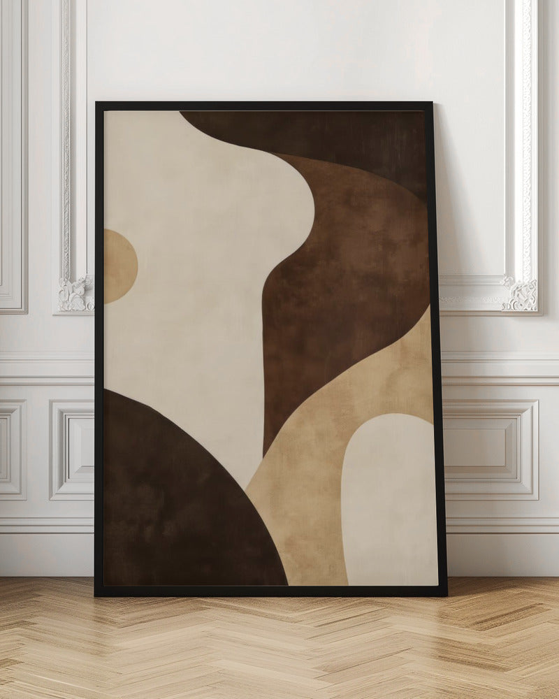 Brown Tones Geometric 2 - Poster / Art Print