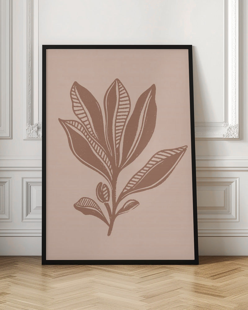 Mocha Foliage - Poster / Art Print