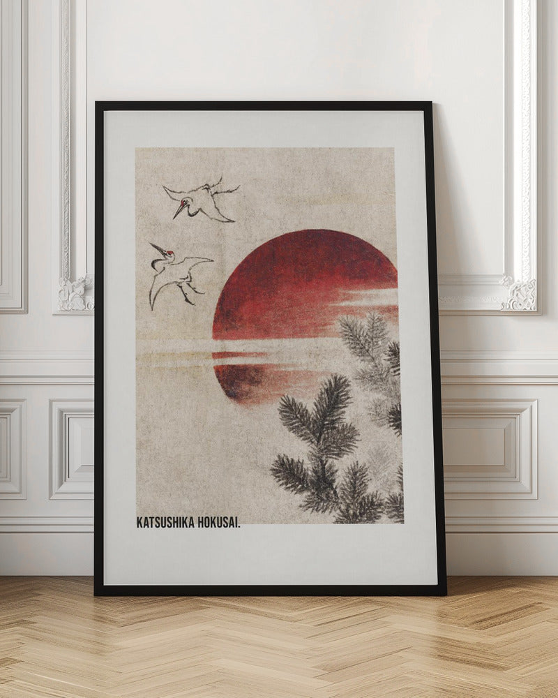 Birds and Sunset, From Album of Sketches (1814) - Poster / Art Print