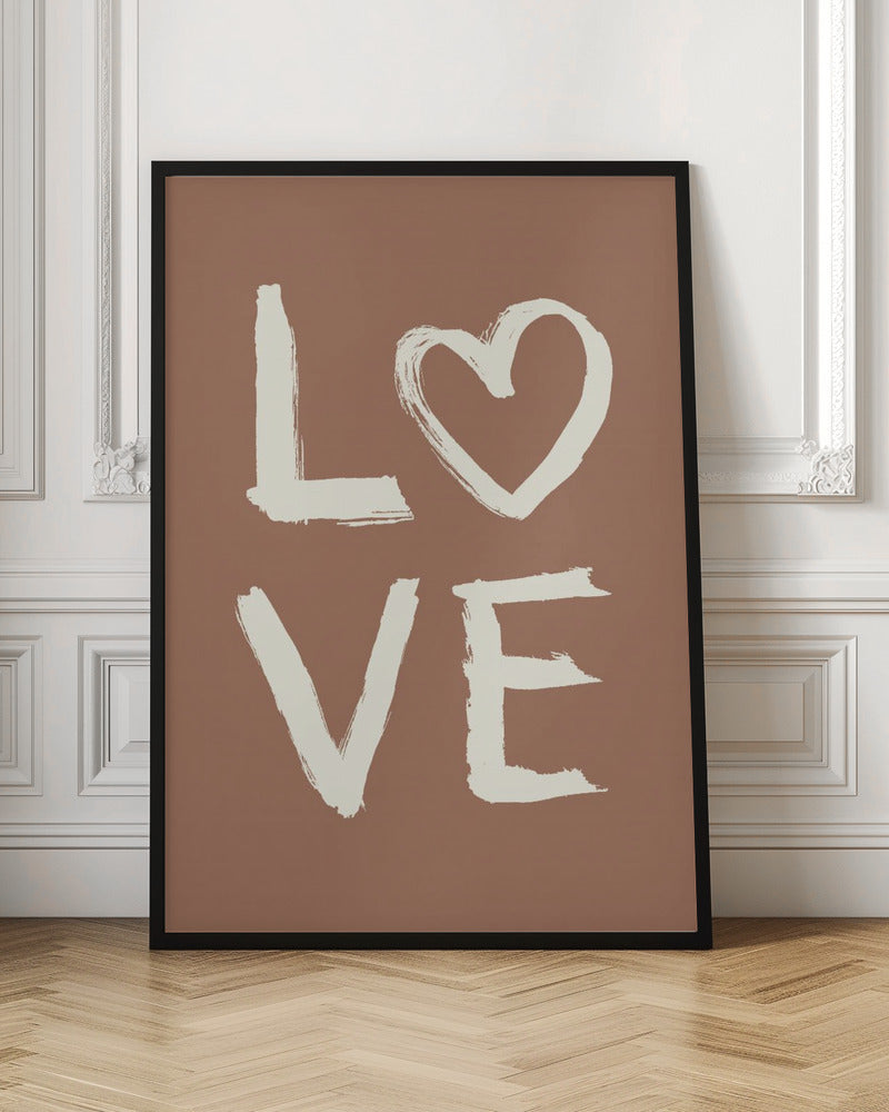 Toothy Love Mocha Mousse 2 - Poster / Art Print